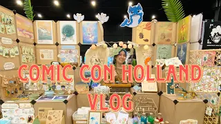 Comic Con Holland Vlog! Vending in the Artist Alley🎨