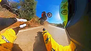 Rider Almost Crushed by Flying Bike - Crazy Motorcycle Moments - Ep. 438