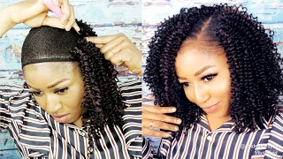 BRAIDLESS CROCHET BRAIDS  ON 4C HAIR  || HOW TO