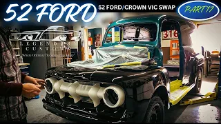 Legendary 1952 FORD PANEL TRUCK/CROWN VIC SWAP | PART 17