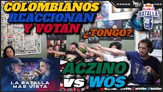 🔴 COLOMBIANOS REACCIONAN y VOTAN ACZINO vs WOS - ¿FUE TONGO? [RED BULL INTERNACIONAL 2019]