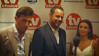 #LoveIsland's Dani Dyer, and Jack Fincham, join Danny Dyer at the TV Choice Awards 2018