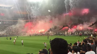 Treino aberto na Arena Corinthians. Torcida linda!