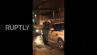 Germany  Union Berlin fans celebrate side's Bundesliga promotion