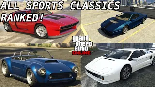 Ranking All Sports Classics From Worst To Best In GTA Online (2023)