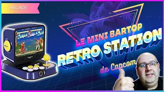 Le mini bartop Capcom retro station 10 jeux street fighter et Megaman