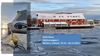 Aida Nova Südnorwegen 2 unterwegs in 🇧🇻  Norwegen Weihnachtsmärkte  ULTIMATIVER Reisebericht