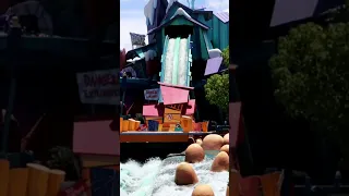 Get SOAKED at Dudley Do-Right's Ripsaw Falls Water Ride Universal Studios Orlando 2023 | IOA