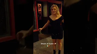 Drunk Irish ☘️ Girl Dancing in Dublin