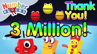 @Numberblocks | 🌟 #ThankYou for 3 Million Subscribers! 🌟 Learn to Count