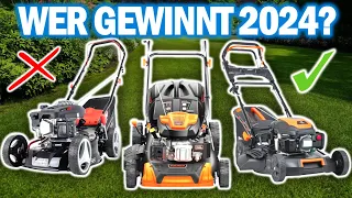 BENZIN RASENMÄHER 2024: Diese 3 Modelle sind die Besten!