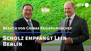 Bundeskanzler Scholz empfängt Chinas Regierungschef Li | AFP