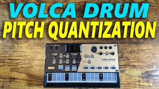 How to Enable Volca Drum Pitch Quantization