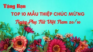 Top 10 Thiệp Chúc Mừng Ngày Phụ Nữ Việt Nam Đẹp Nhất 2021 | Tải về tặng Người Thương |