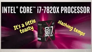 Deliding i7 7820x  How to drop 20c in a couple hours