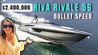 $2,500,000 Yacht Tour Most Popular RIVA High Performance Luxury Yacht - Riva Rivale 56