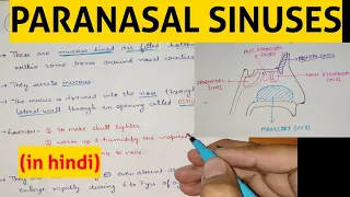 Paranasal Sinuses - 1 | Head & Neck