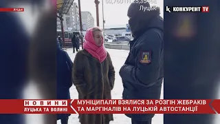 Бійки, крадіжки і жебраки: луцькі муніципали влаштували на автостанції “тотальний розгін” маргіналів