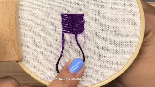 Hand Embroidery Cretan Stitch For Beginners/ Puntada Cretan o Cretense