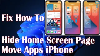 Hide Home Screen Pages And Move Apps On Your iPhone - 2 Fix How To