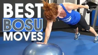 TOP 10 Bosu Ball Exercises with Weights (women & men)