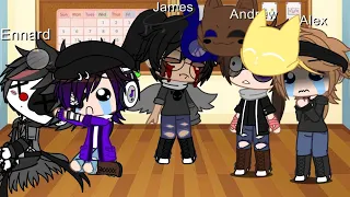 Micheal and Chris stuck in a room with the FNaF bullies for 24 hours | My AU | Gacha club video