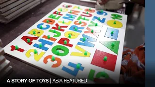 Making wooden toys in India via handiwork and machines