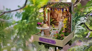 Leisure time ASMR DIY miniature dollhouse kit Corner of happiness