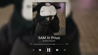 Bobby Kensei - 5AM In Prius [Sped up/reverb]