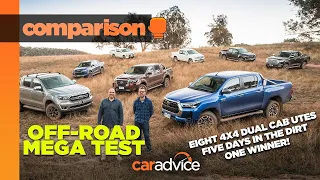 Which Ute Is Best Off-Road? 2021 4x4 Ute Mega Test | CarAdvice | Drive