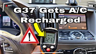 RECHARGING A/C FOR MY G37 UNDER $30 DOLLARS