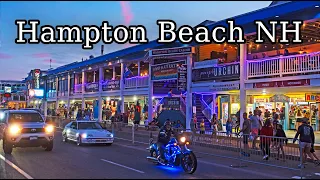 Hampton Beach Summer Nightlife Hampton New Hampshire New England