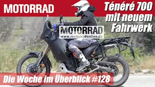 Neues Fahrwerk für die Yamaha Ténéré 700 - Motorrad Wochenrückblick #128