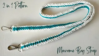 Macrame Bag Strap 2 in 1 Pattern | Macrame Pattern Tutorial | Tali Tas Macrame