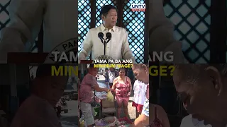 Pang  Marcos Jr , ipinag utos na i review ang arawang sahod ng mga manggagawa