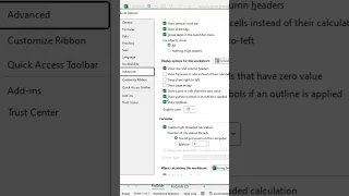 Fix Disappearing Gridlines #ExcelTricks