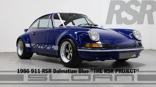 1986 911 RSR Dalmatian Blue "THE RSR PROJECT"