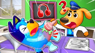 Bluey & Bingo : Bluey has a stomachache | Bluey Animation | Pretend Play with Bluey Toys