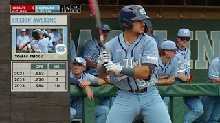 North Carolina vs NC State Highlights | College Baseball Highlights 2023