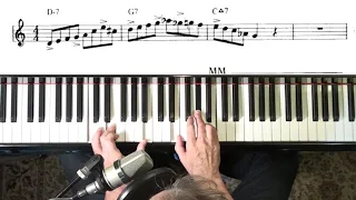 The 2 - 5 - 1 progression  II-V-I 🎹 Jazz Piano College Tutorial ❤ lines for IMPROV