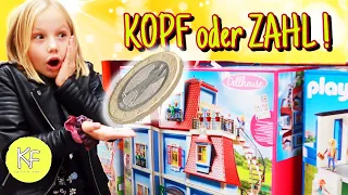 KOPF oder ZAHL?! Du bekommst es, wenn Du richtig rätst 🤑 COIN TOSS CHALLENGE | Kleine Familienwelt