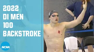 Men's 100 backstroke | 2022 NCAA swimming championships