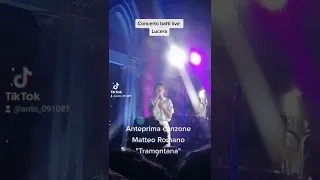 Batti live Lucera. Matteo Romano anteprima della canzone "Tramontana"