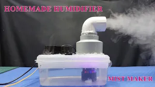 How to make humidifier at Home | Making a Powerful AC | Air cooler | Using Peltier | Mist Maker.