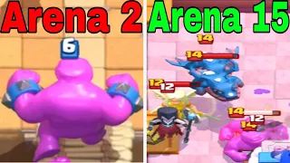 The evolution of Elixir Golem players in Clash Royale!