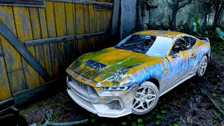 Rebuilding Abandoned MUSTANG GT 2024 - Forza Horizon 5 (4K UHD)