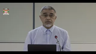 Fijian Permanent Secretary for Health and Medical Services holds a press conference on COVID-19