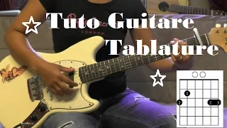 Comment jouer Vanessa Paradis La seine ★Tuto Guitare Tab ★