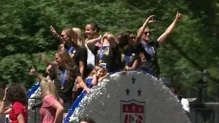 Watch World Cup champs' parade in New York