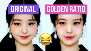 Female Idols Look Uglier After Applying GOLDEN RATIO Beauty Standard